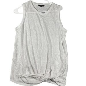 Banana‎ Republic Womens S White Linen Tank Top Sleeveless